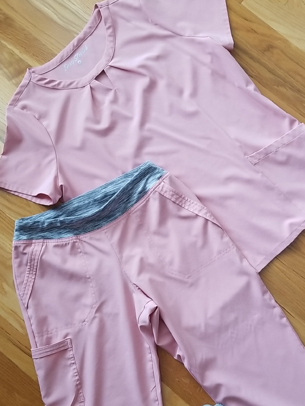 Easy StretchWomen’s Dusty Rose Short Sleeve Tunic Top